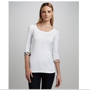 Burberry cuffed top. New w/o tags 💯authentic